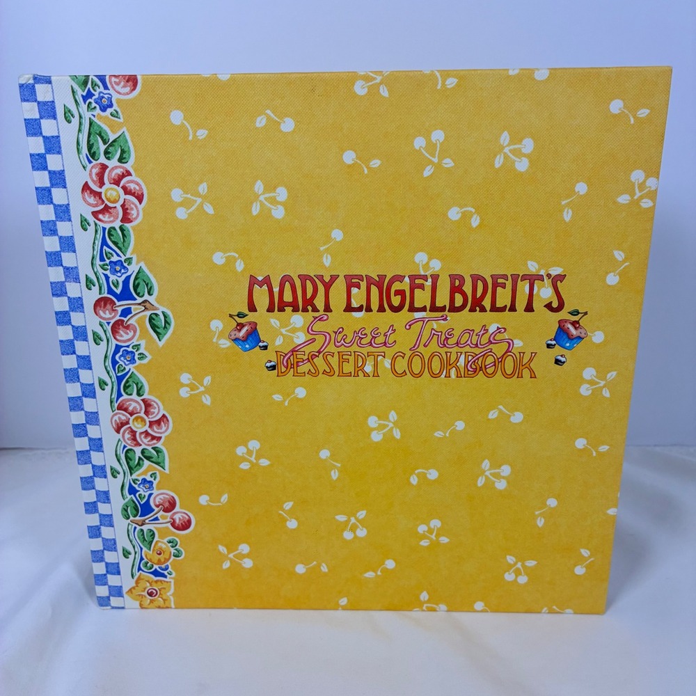Vtg Mary Engelbreit Sweet Treats Dessert Cookbook Hardcover 1999 1st Ed Cottage